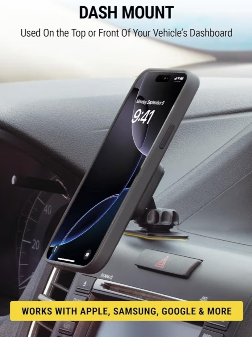 Scosche MAGDMB MagicMount Magnetic Phone Mount for Car Dashboard Cell Phone Hold